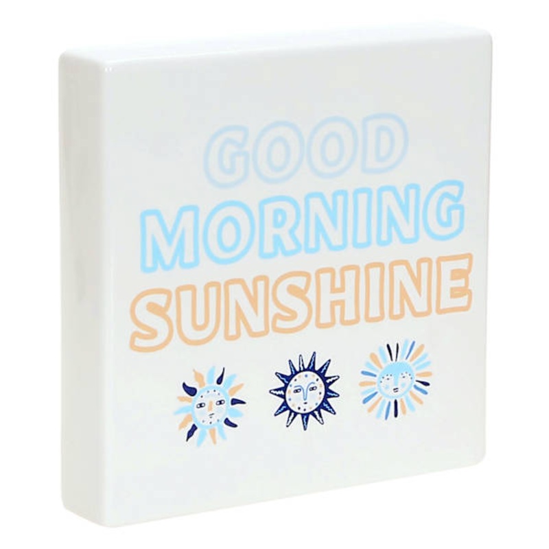 Tracey  Boyd Good Morning Sunshine Block, 8″