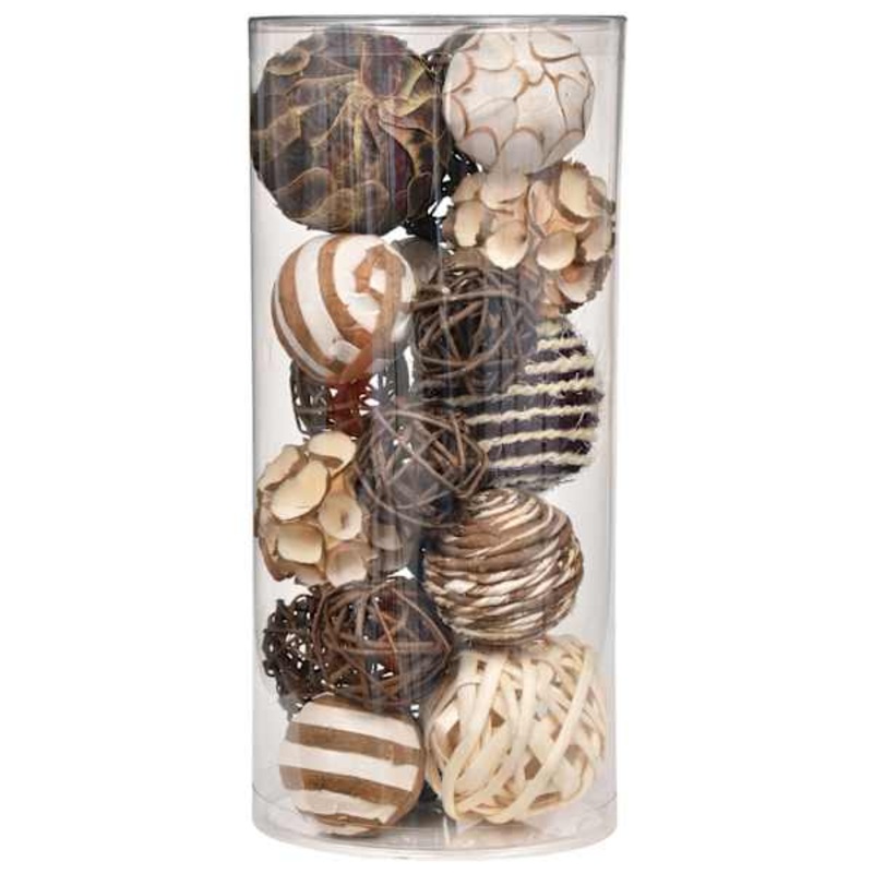 Assorted Orb Fillers, Brown