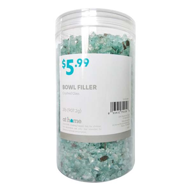 Blue Crushed Glass Mix, 32oz