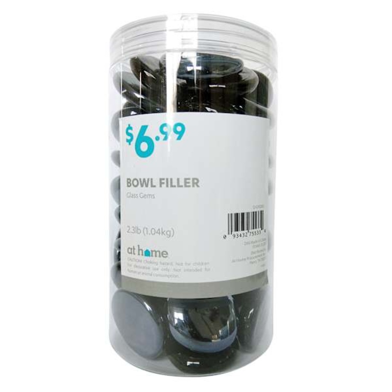 Grey Flat Glass Gem Mix, 32oz