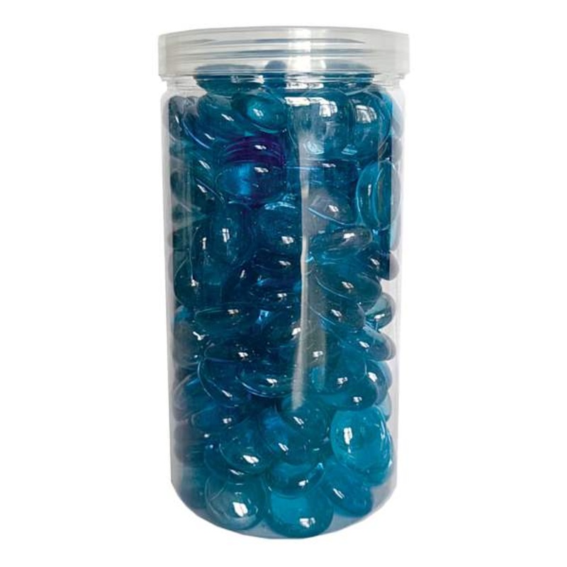 Ice Blue Glass Gem Filler, 42oz