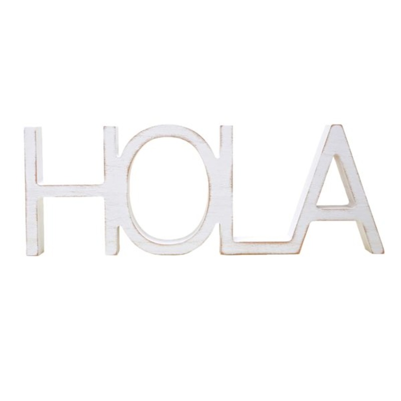 Tracey Boyd Hola Word Art, 11″