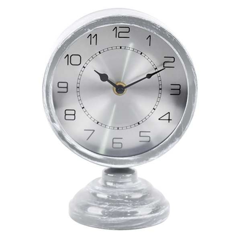 Tracey Boyd Metal Round Table Clock, 8″