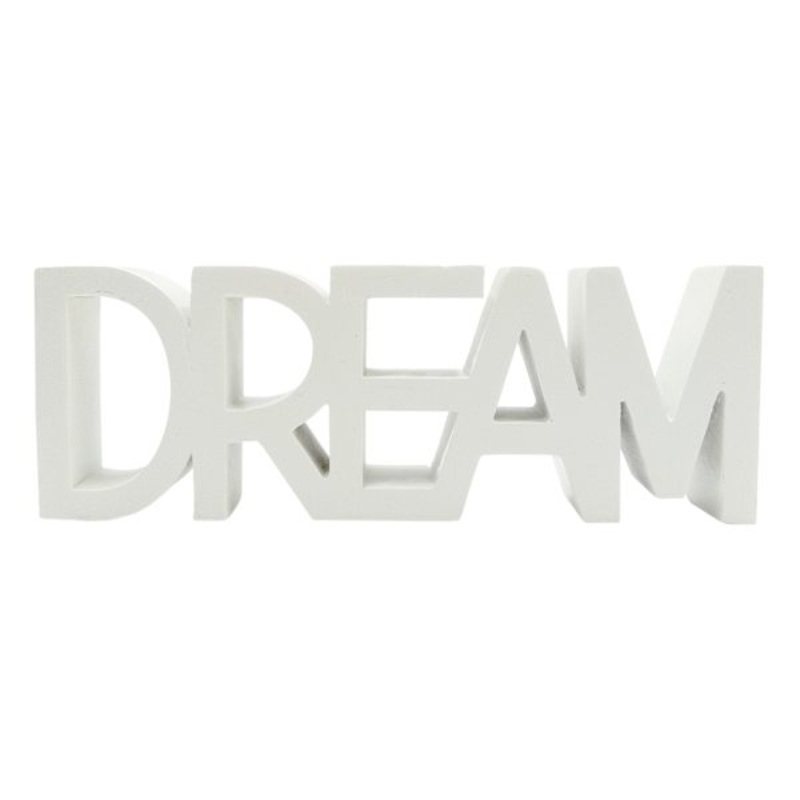 Tracey Boyd White Dream Cutout Sign, 6.5″