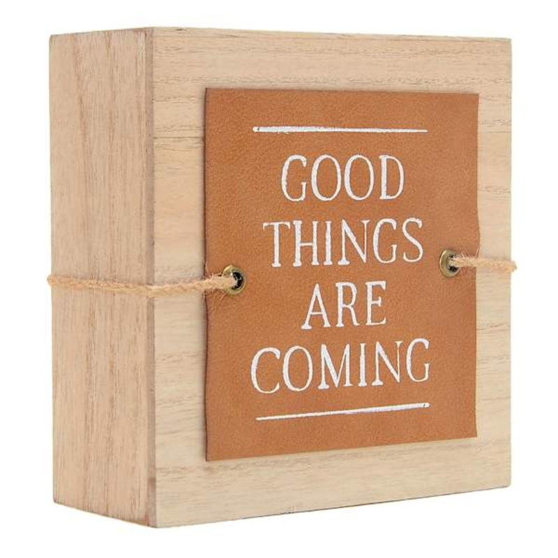 Ty Pennington 6×6 Good Things Block Table Decor