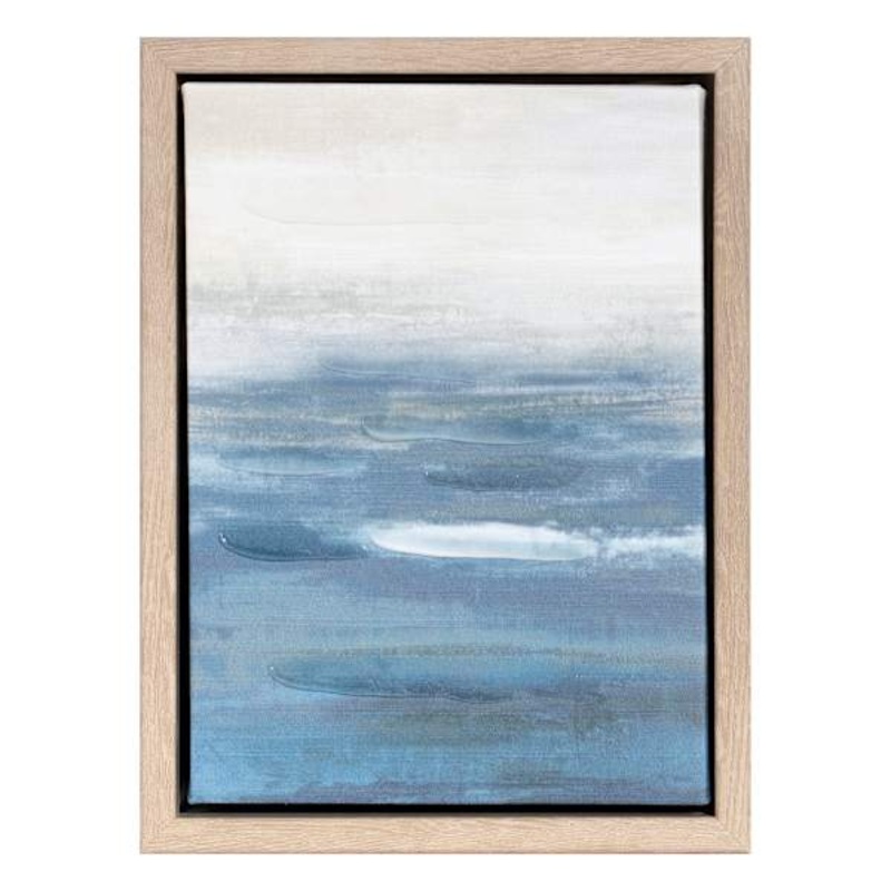 Ty Pennington Blue Framed Canvas, 6×8