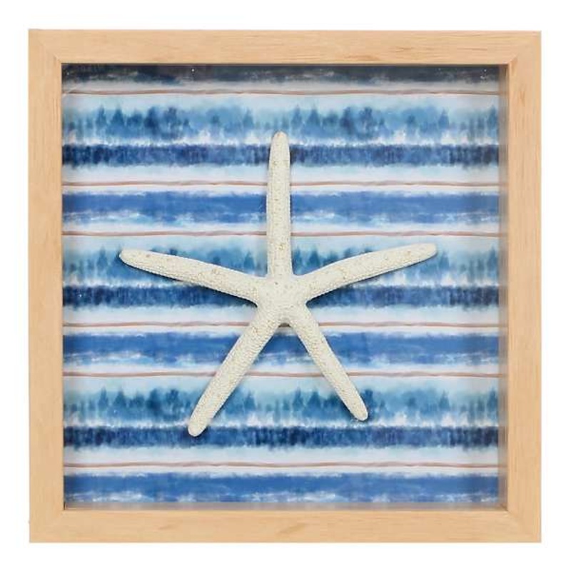 Ty Pennington Blue Framed Star Fish, 8″