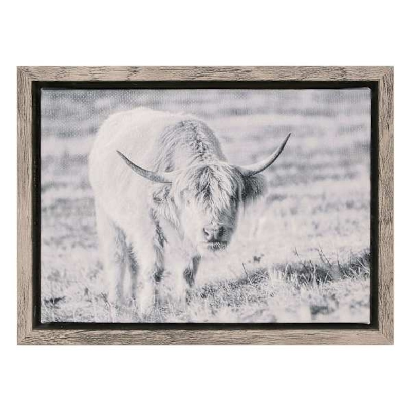 Ty Pennington Cow Canvas, 8″