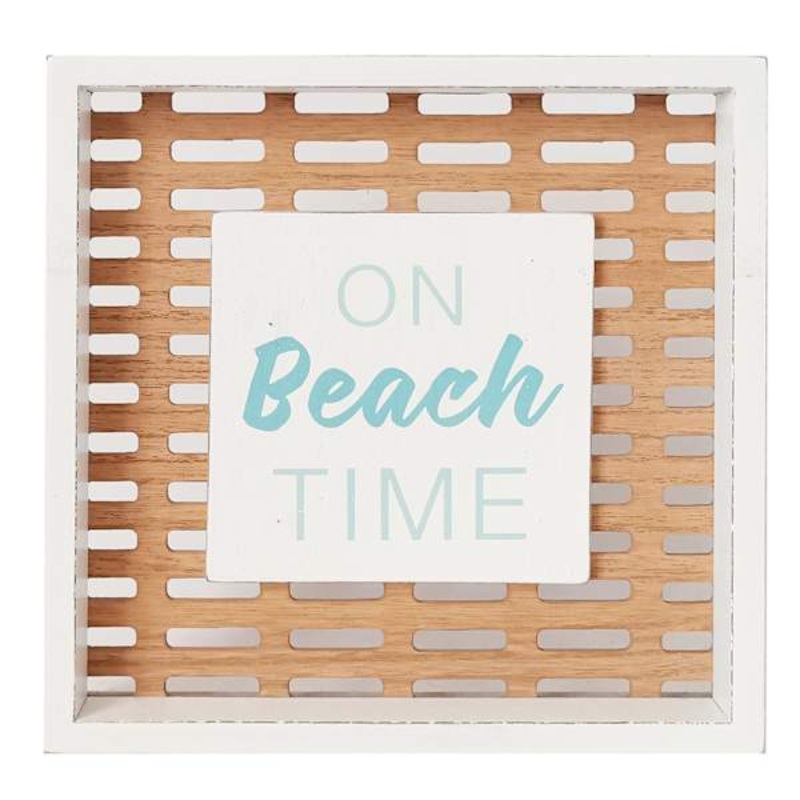 Ty Pennington On Beach Time Sign, 7.9″