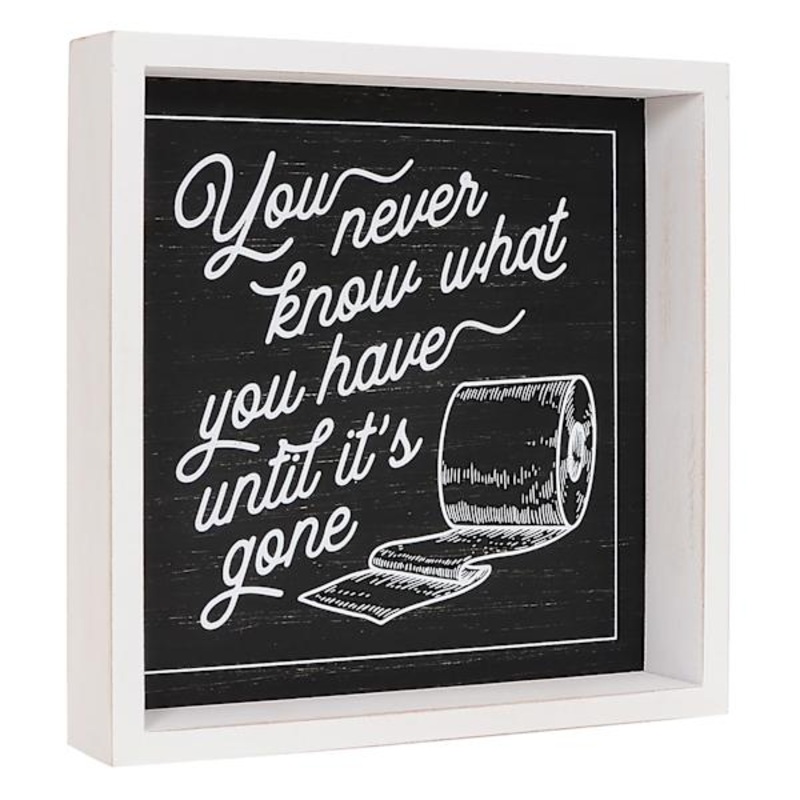 Until It’s Gone Decorative Block, 10″