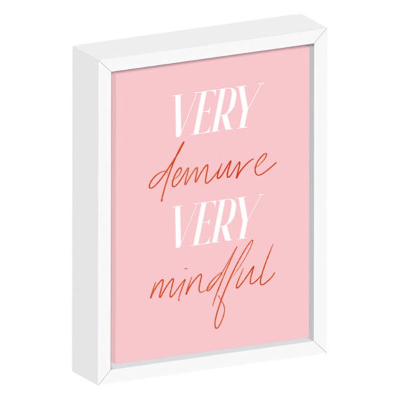 Very Demure Canvas Art, 5×7