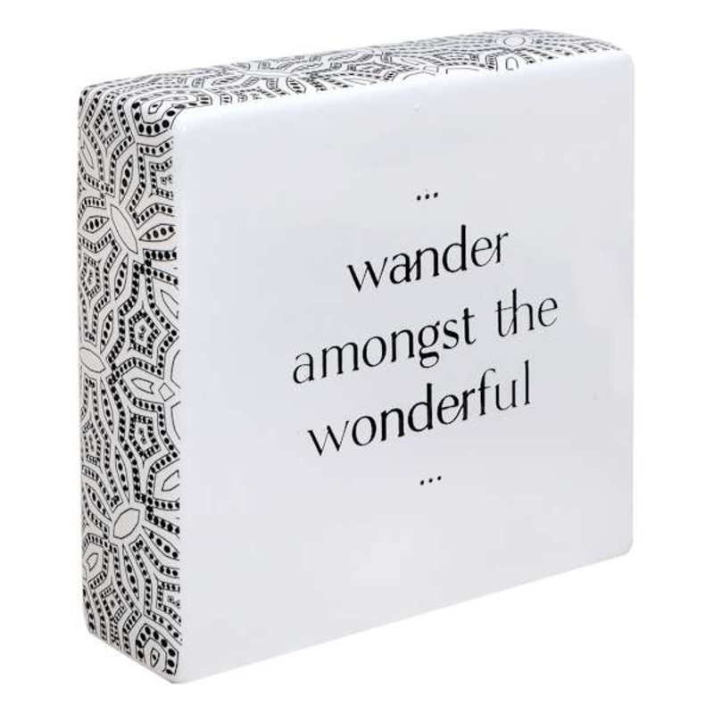 Wander Amongst The Wonderful Block, 6″