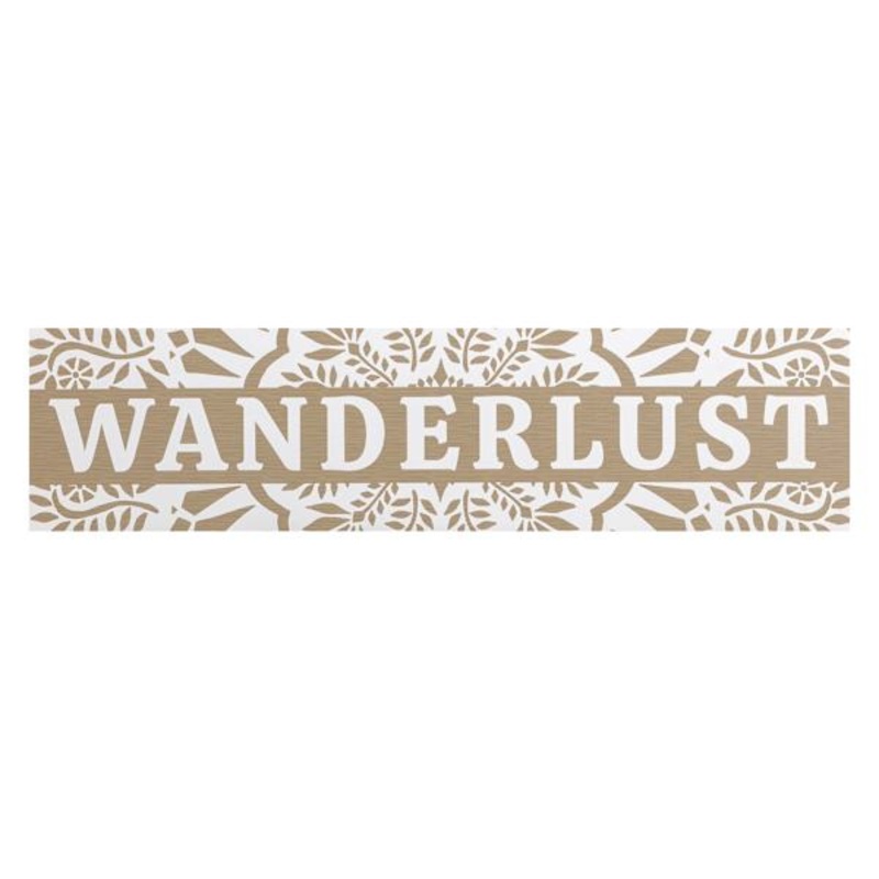 Wanderlust Sign, 2×15.8
