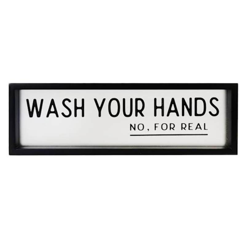 Wash Your Hands Sign, 11.8″