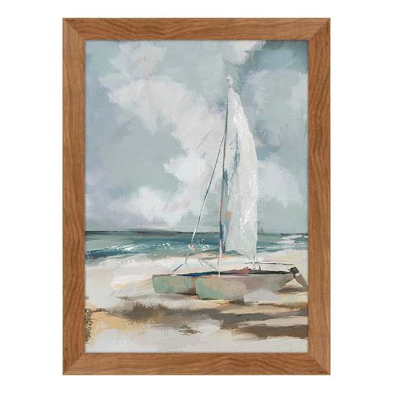 Windblown Framed Canvas Table Art, 6×8