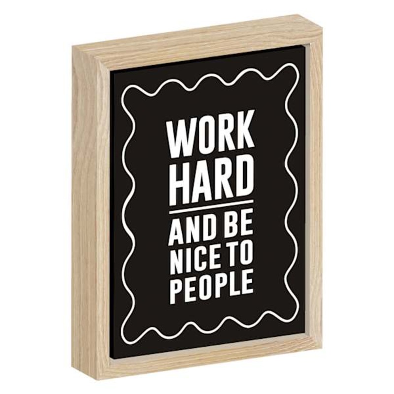 Work Hard Canvas, 5×7
