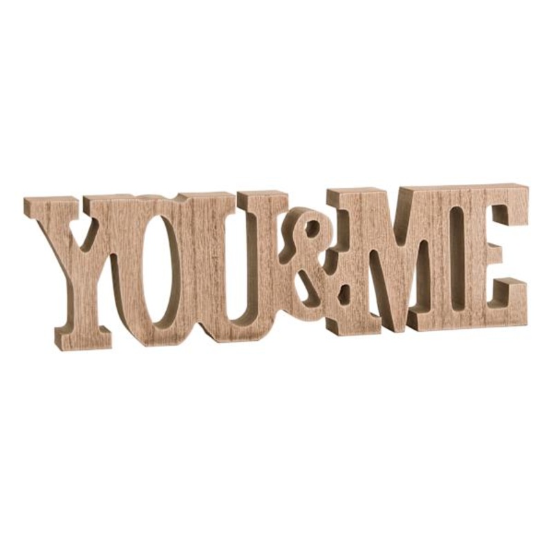 You & Me Cutout Table Sign, 12×4