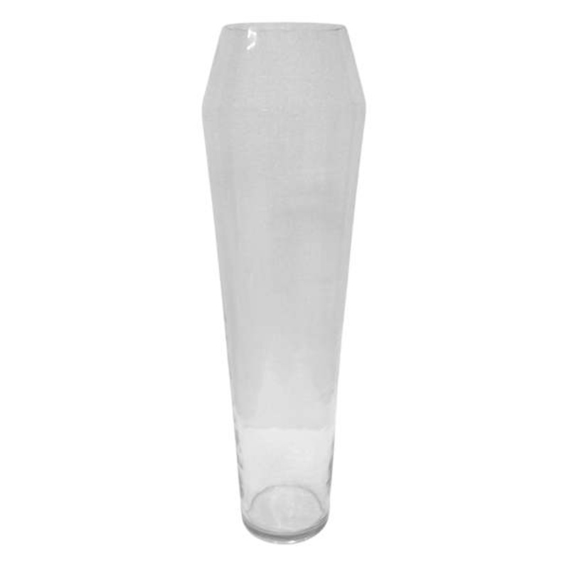 15In Slim Base Clear Glass Vase