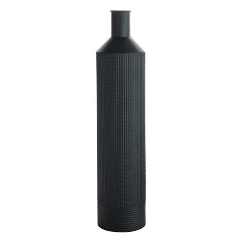 Black Bottle Floor Vase, 36″