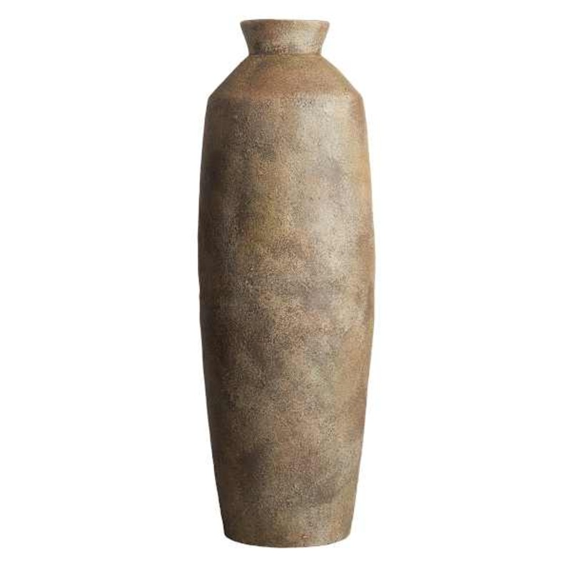 Brown Ceramic Oversized Vase, 30″