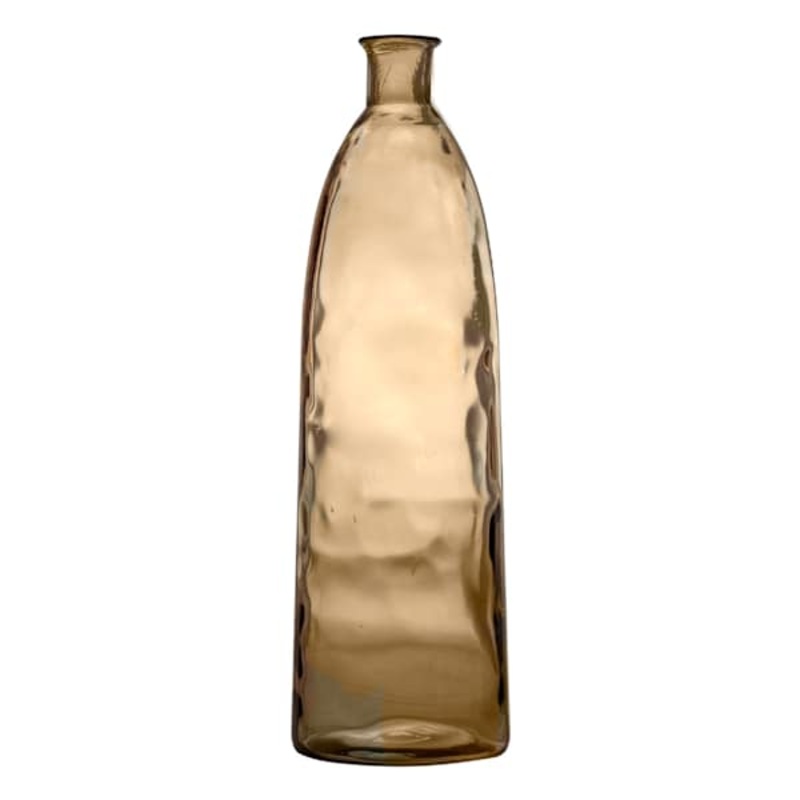 Brown Spanish Glass Vase, 32″