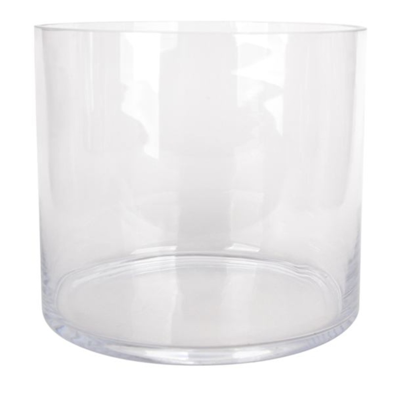 Clear Class Vase, 7″