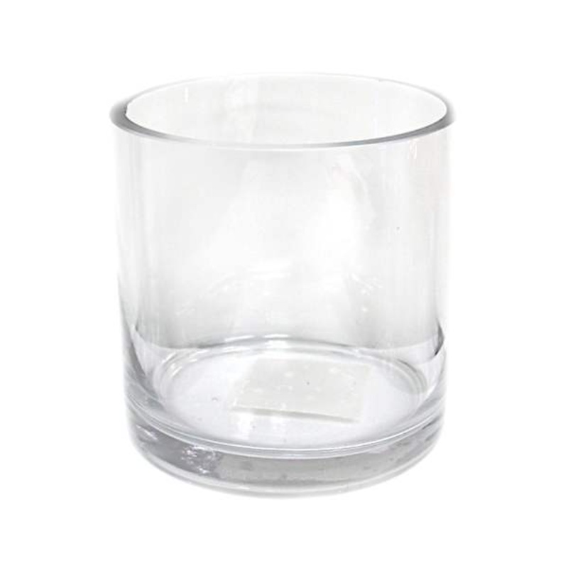 Clear Glass Cylinder Vase, 5″