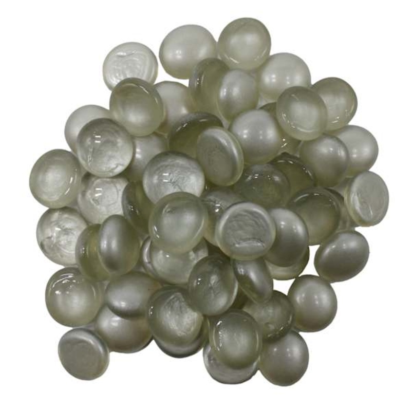 Milky Grey Glass Gems Bowl Filler, 38oz