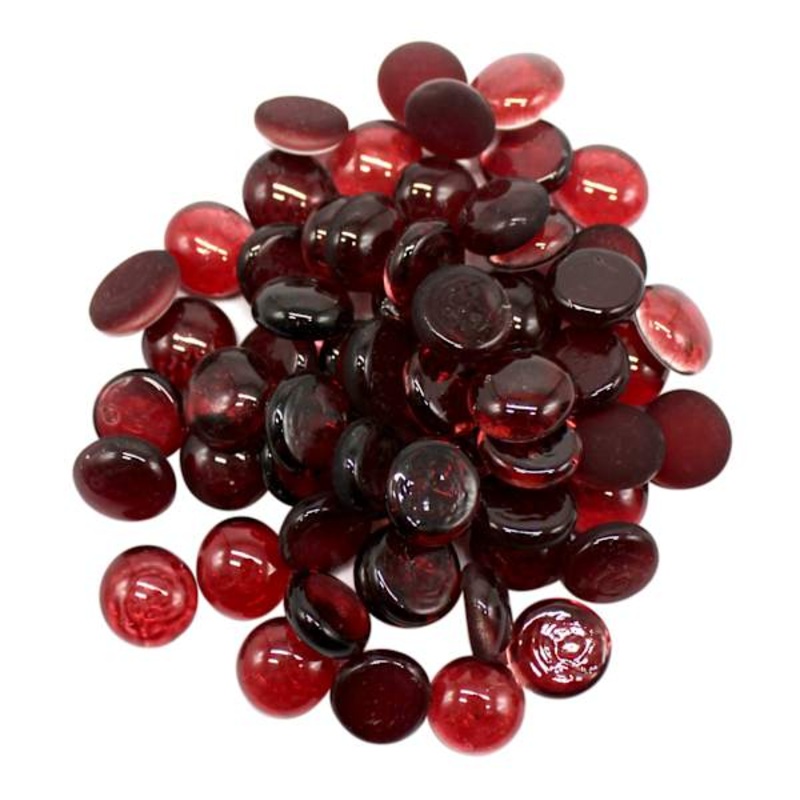 Red Glass Gem Fillers, 38oz
