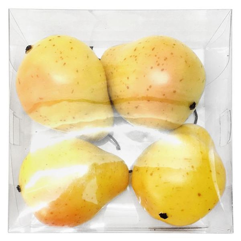Set of 4 Pear Decorative Bowl Filler