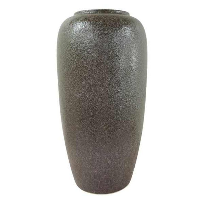 Black Ceramic Vase, 20.25″