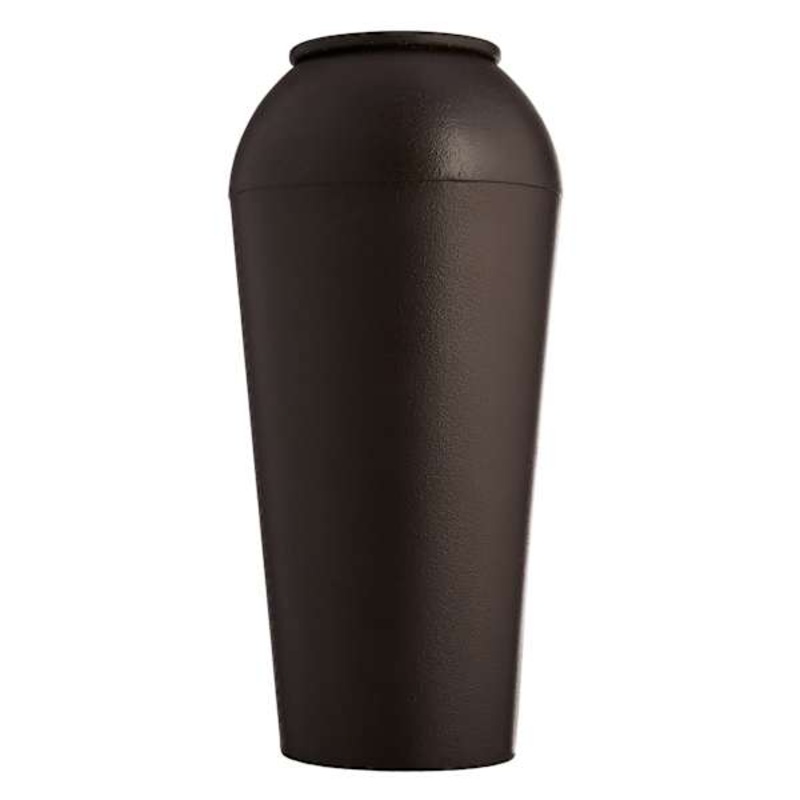Black Metal Vase, 19″
