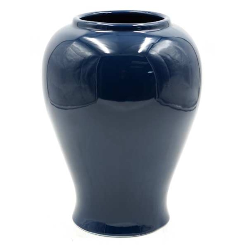 Blue Porcelain Vase, 11″