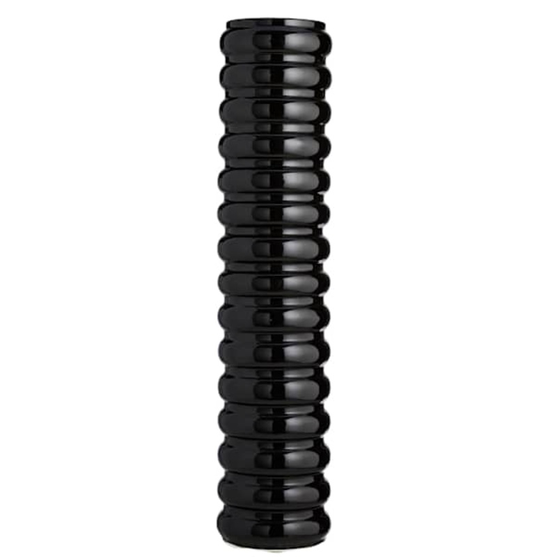Crosby St. Black Ceramic Floor Vase, 30″