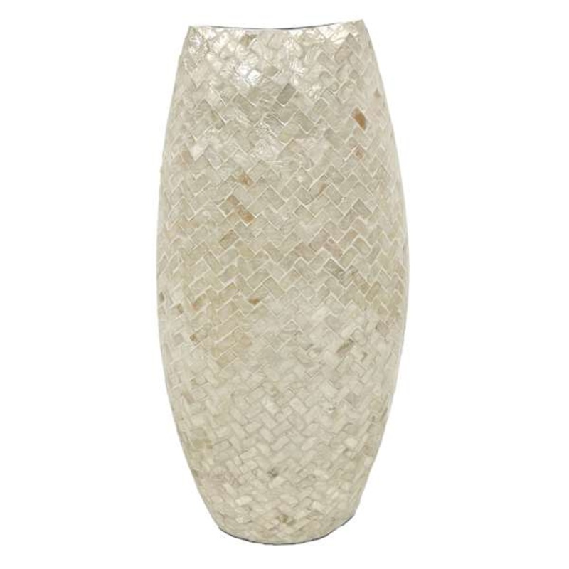 Gold Capiz Vase, 20″