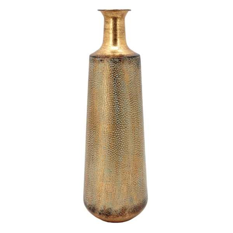 Gold Metal Vase, 24″