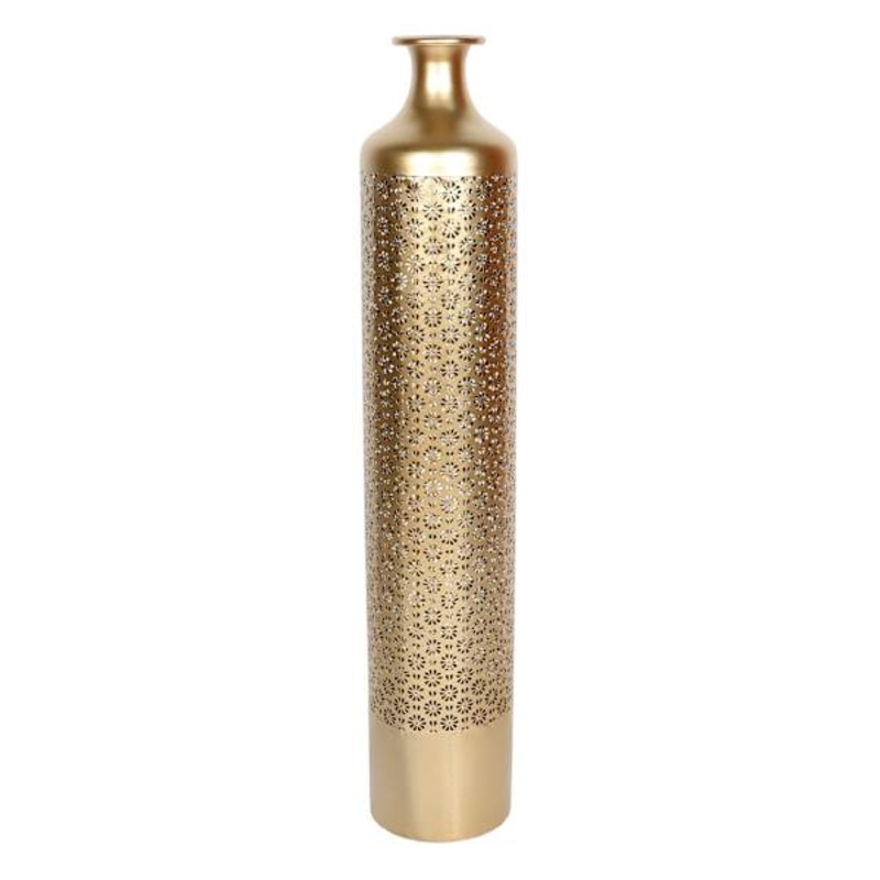 Gold Metal Vase, 35″