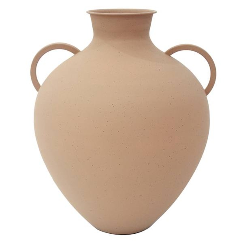 Orange Decorative Antique Vase, 15.5″
