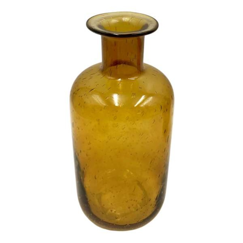 Bubble Glass Vase, 9″