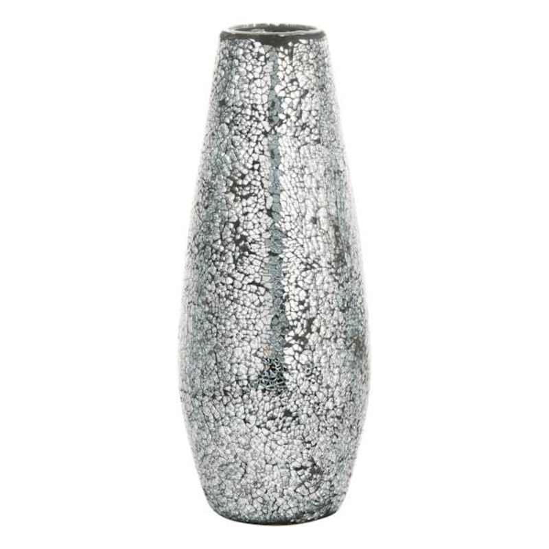Crushed Mirror Mosaic Vase, 15″