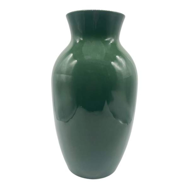 Green Porcelain Vase, 14″