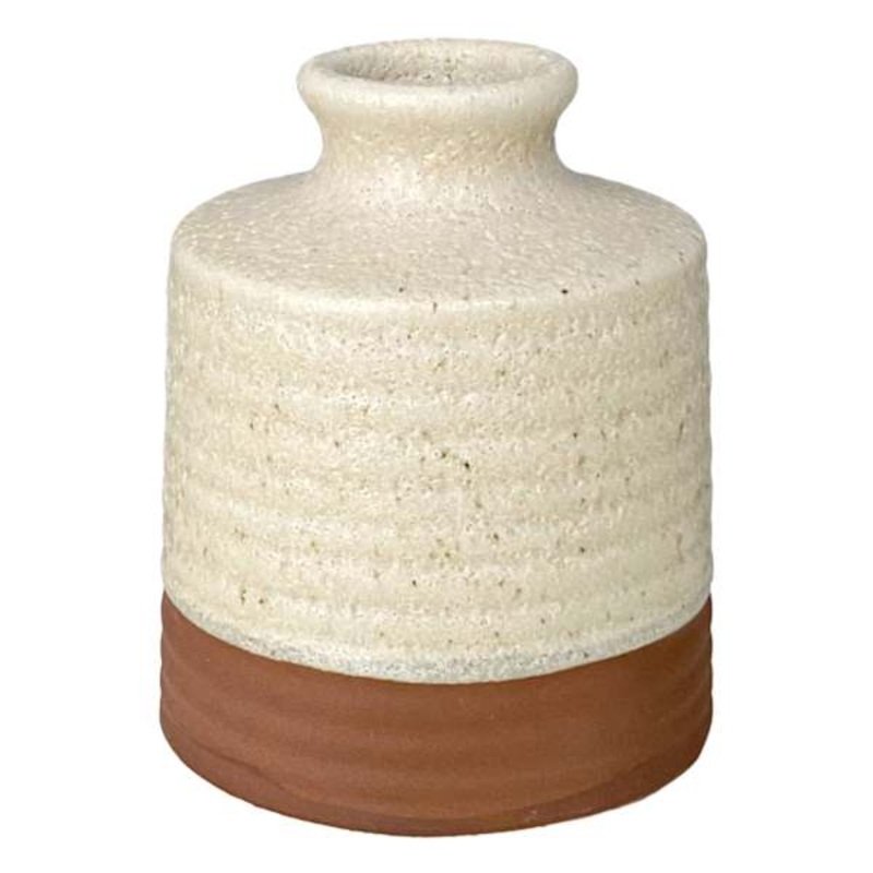 Honeybloom Two Tone Ceramic Vase, 5″