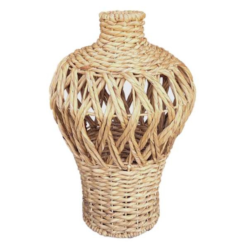 Natural Wicker Vase, 24″