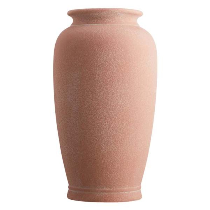 Neutral Ceramic Vase, 18″