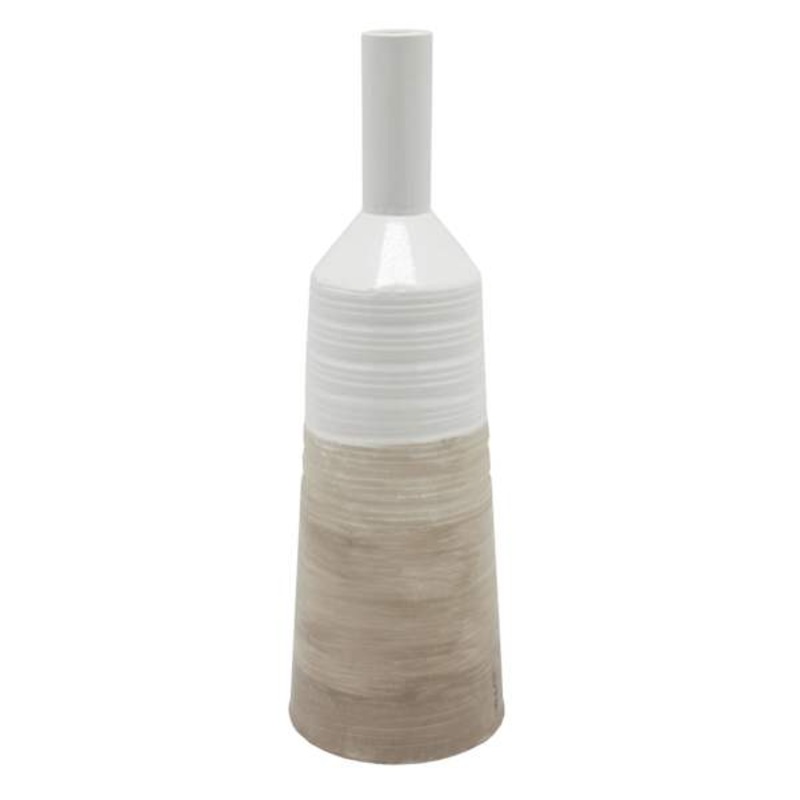Ombre Metal Vase, 14.5″