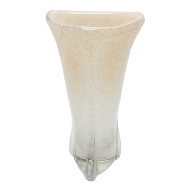 Pink Glass Vase, 13″
