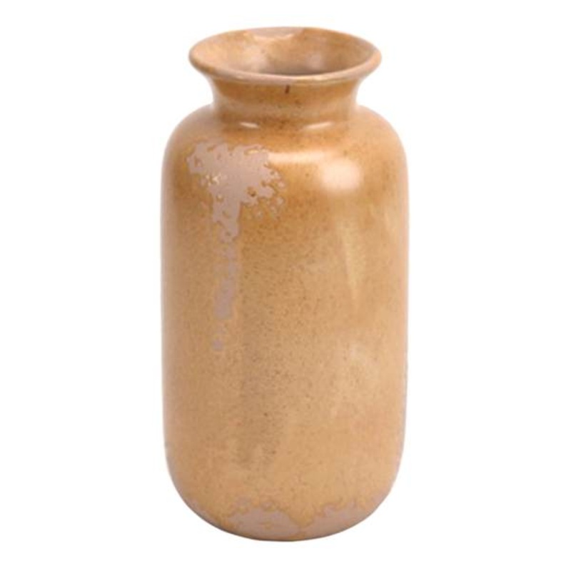 Reactive Glaze Ceramic Vase, 10″