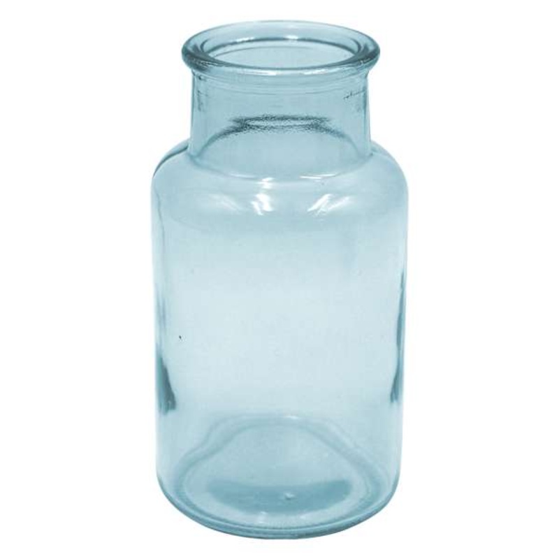 Blue Glass Bud Vase, 5″