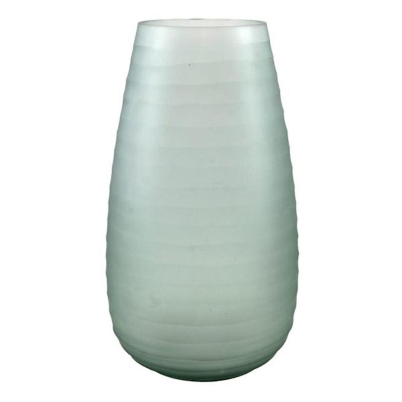 Blue Glass Vase, 10″