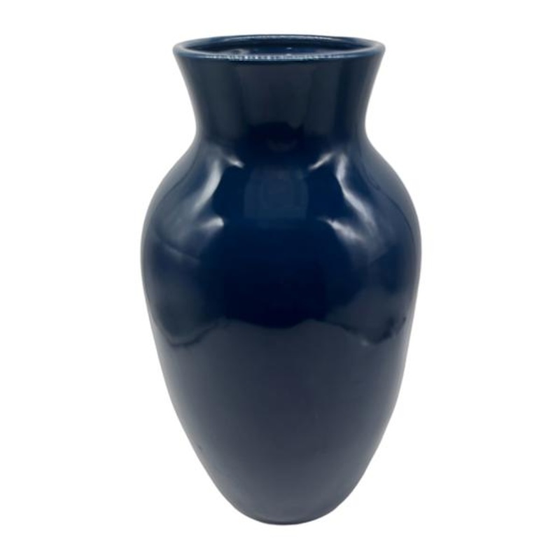 Blue Porcelain Vase, 14″